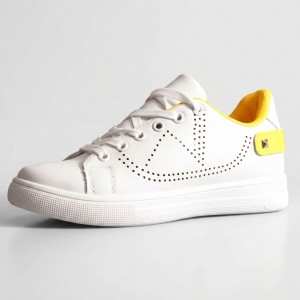 BY-0371-5 White/Yellow Дамски маратонки