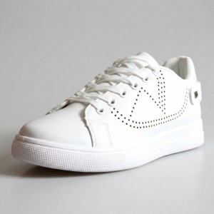 BY-0371-6 White/White Дамски маратонки