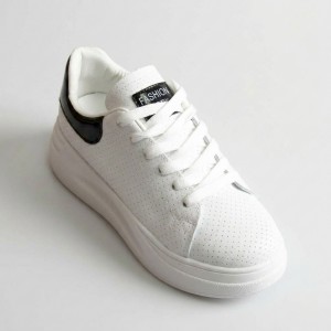 AB213 White/Black Дамски маратонки
