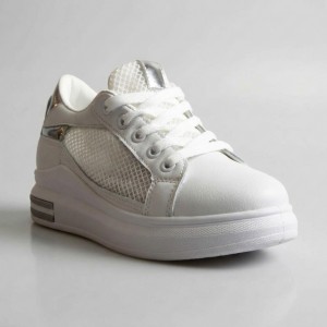 BY-0367 White/Silver Дамски маратонки
