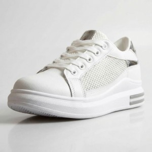 BY-0367 White/Silver Дамски маратонки