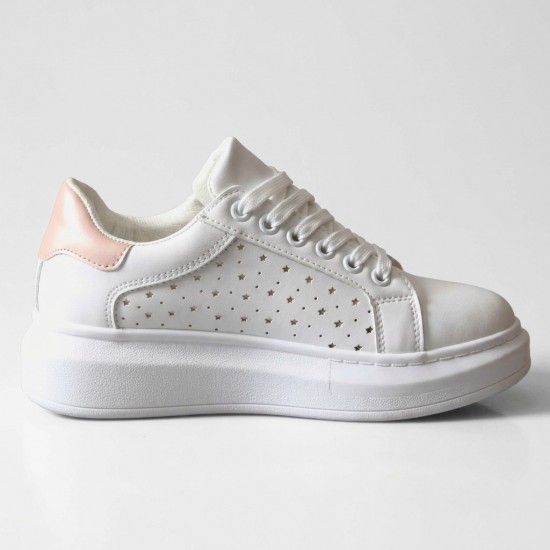 1689 White/Pink Дамски маратонки