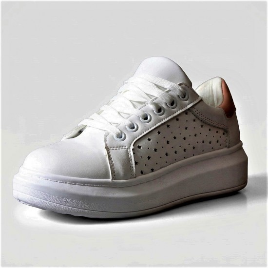 1689 White/Pink Дамски маратонки