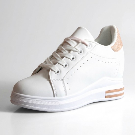 BY-0367-1 White/Champagne Дамски маратонки