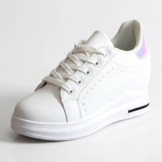 BY-0367-2 White/Silver Дамски маратонки