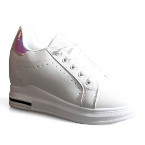 BY-0367-2 White/Silver Дамски маратонки