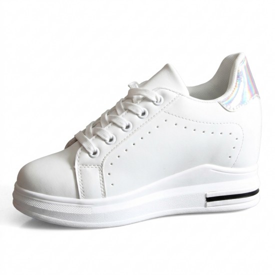 BY-0367-2 White/Silver Дамски маратонки