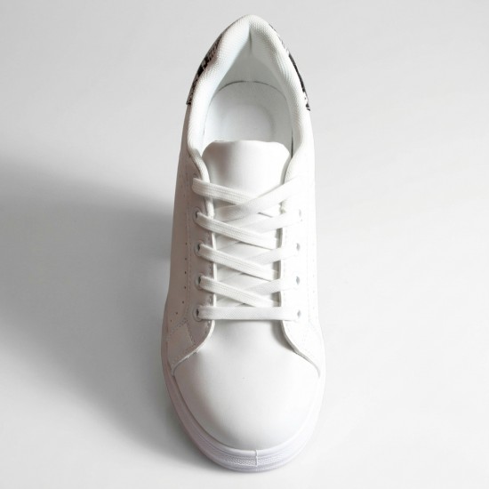 BY-0367-8 White/Snake Дамски маратонки