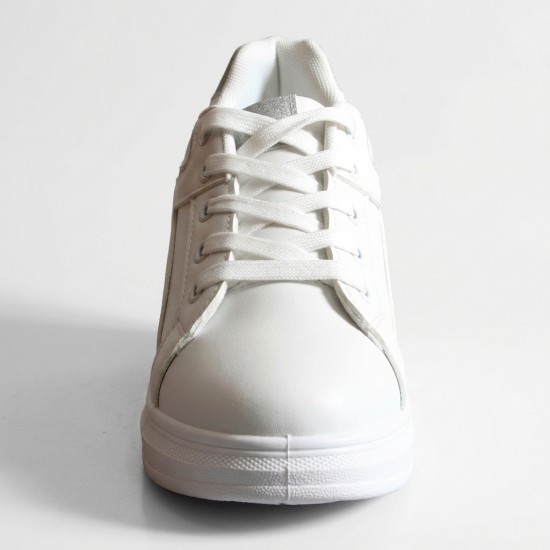 BY-0370-5 White/Silver Дамски маратонки