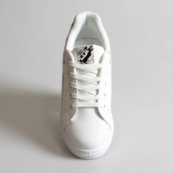 BY-0370-8 White/Snake Дамски маратонки