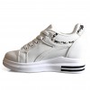 BY-0370-8 White/Snake Дамски маратонки