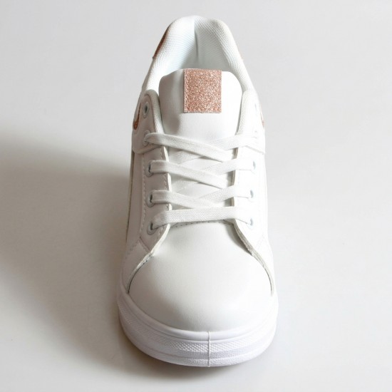 BY-0370-9 White/Champagne Дамски маратонки