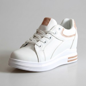 BY-0370-9 White/Champagne Дамски маратонки