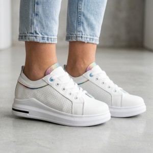 BY-0372 White/Color Дамски маратонки