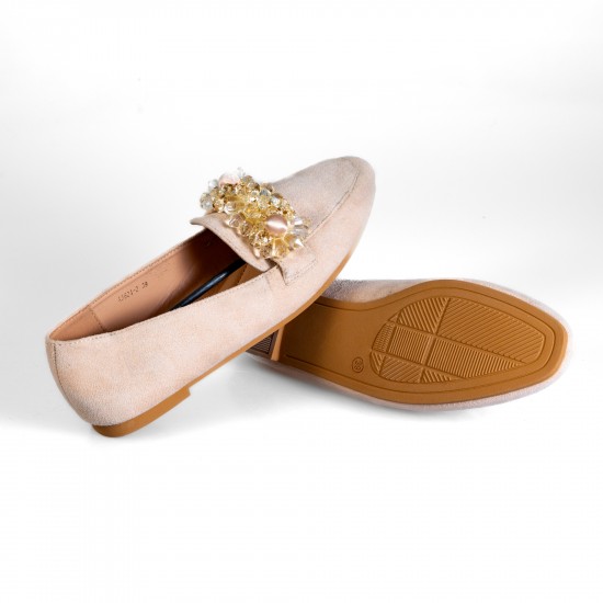 A5624-2 Beige Дамски ежедневни обувки