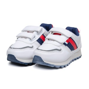 014209 White/Navy Детски маратонки