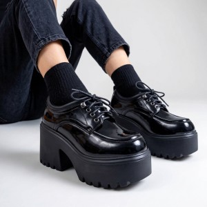 A5907-1 Black Дамски ежедневни обувки