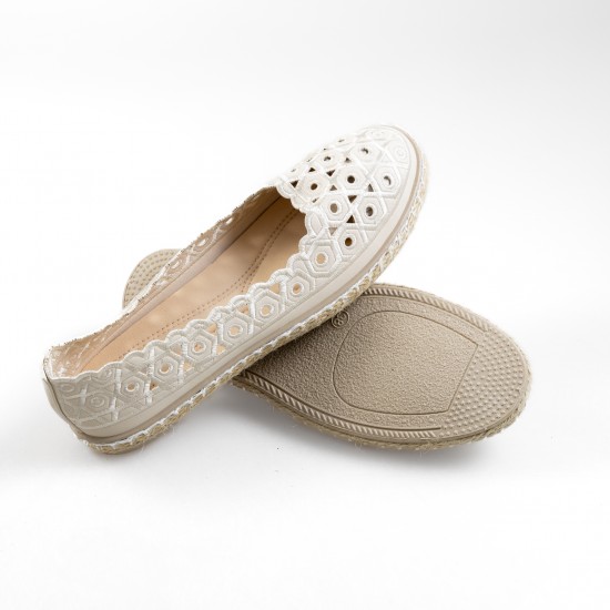 A3425-3 Beige Дамски летни обувки