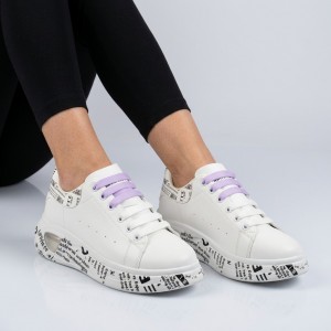 5506-2 White/White Дамски маратонки