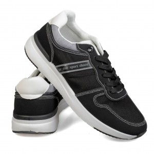 W210048 Black Мъжки спортни обувки