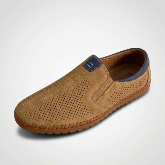 9619-3 Brown Мъжки летни обувки