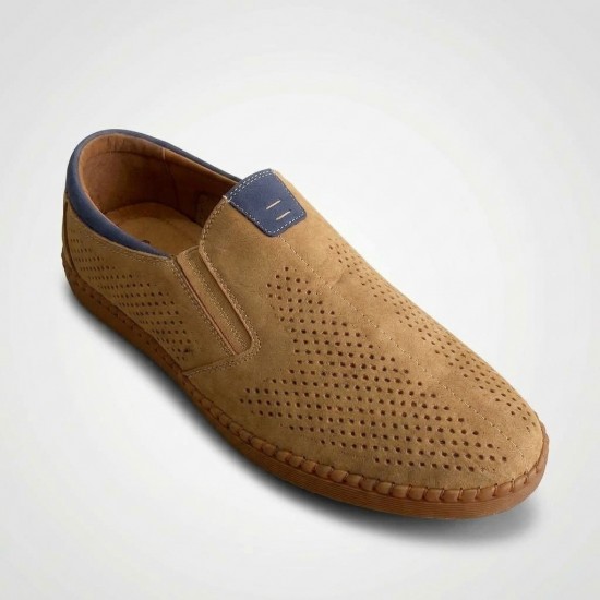 9619-3 Brown Мъжки летни обувки