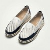 8808 White/Navy Дамски летни обувки