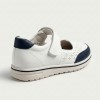 8809 White/Navy Дамски летни обувки