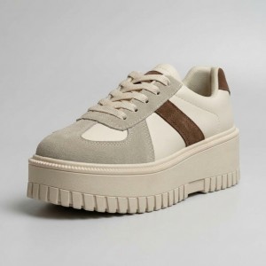 G-83 White/Brown Дамски маратонки