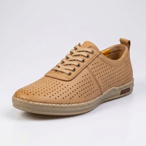7007 Beige Мъжки обувки от естествена кожа