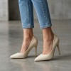 MRD61-2 Beige Дамски обувки на токчета