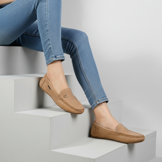 A5620-2 Beige Дамски ежедневни обувки