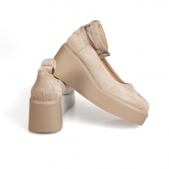 N295-2 Beige Дамски ежедневни обувки