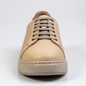 050 Beige Дамски обувки от естествена кожа
