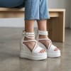 N2152-2 White Дамски сандали