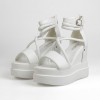 N2152-2 White Дамски сандали