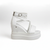N2152-2 White Дамски сандали