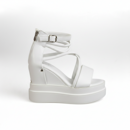 N2152-2 White Дамски сандали