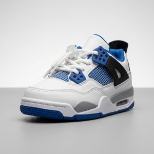 106-2 White/Royal Blue Детски маратонки
