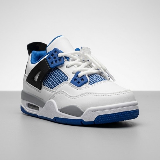 106-2 White/Royal Blue Детски маратонки