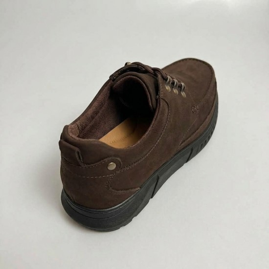 1002 Brown Мъжки обувки от естествена кожа