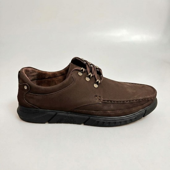1002 Brown Мъжки обувки от естествена кожа