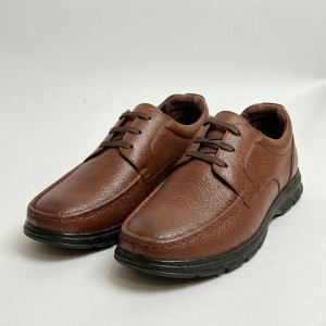 3002 Brown Мъжки обувки от естествена кожа