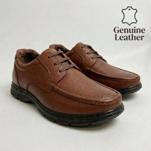 3002 Brown Мъжки обувки от естествена кожа