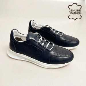 233288 Navy Мъжки обувки от естествена кожа