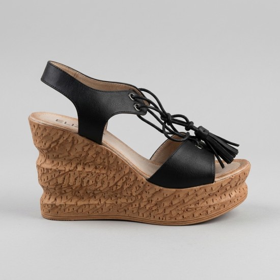 NF998-3 Black Дамски сандали на платформа
