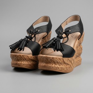 NF998-3 Black Дамски сандали на платформа