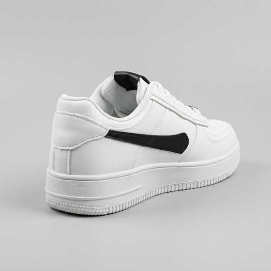 C-001 White Black-2 Дамски маратонки