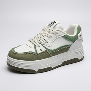 E105-3  White/Green Дамски маратонки
