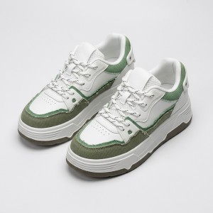 E105-3  White/Green Дамски маратонки
